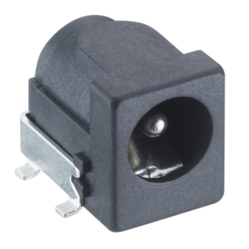 Lumberg, 1613 DC Socket Rated At 3A, 24 V, Surface Mount, length 14.7mm, Nickel, Silver