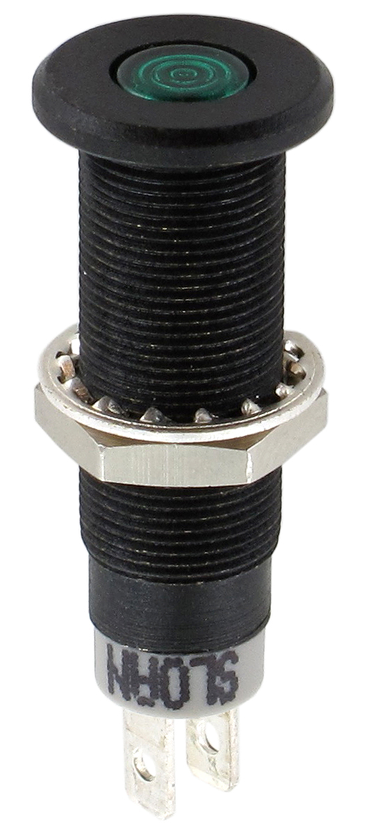 Sloan Green Panel Mount Indicator, 5 → 28V, 8.2 x 7.6mm Mounting Hole Size, IP68