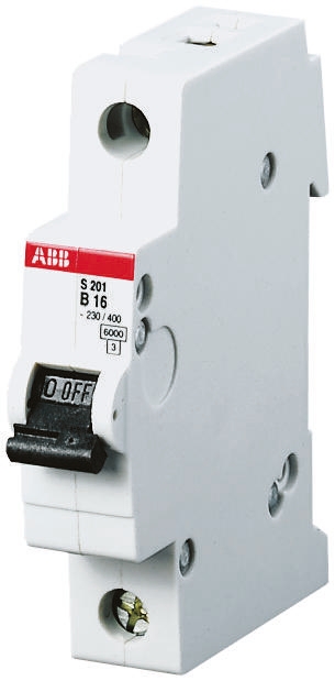 ABB System Pro M Compact S200 MCB, 2P, 13A Curve B, 440V AC, 125V DC, 6 kA Breaking Capacity