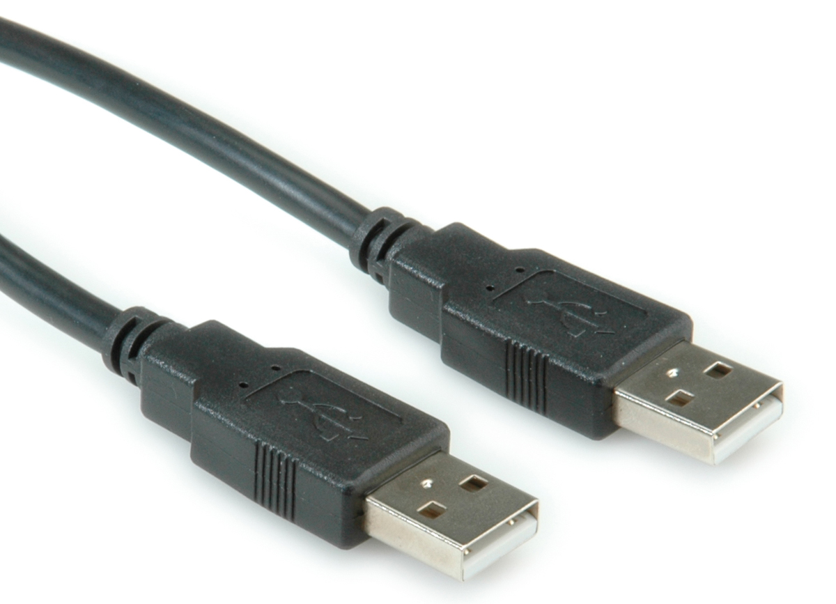 Roline USB 2.0, Male USB A to Male USB A, 3m