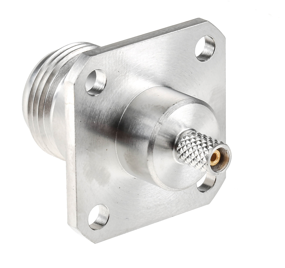 Radiall, Jack Panel Mount N Connector, 50Ω, Crimp Termination, Straight Body