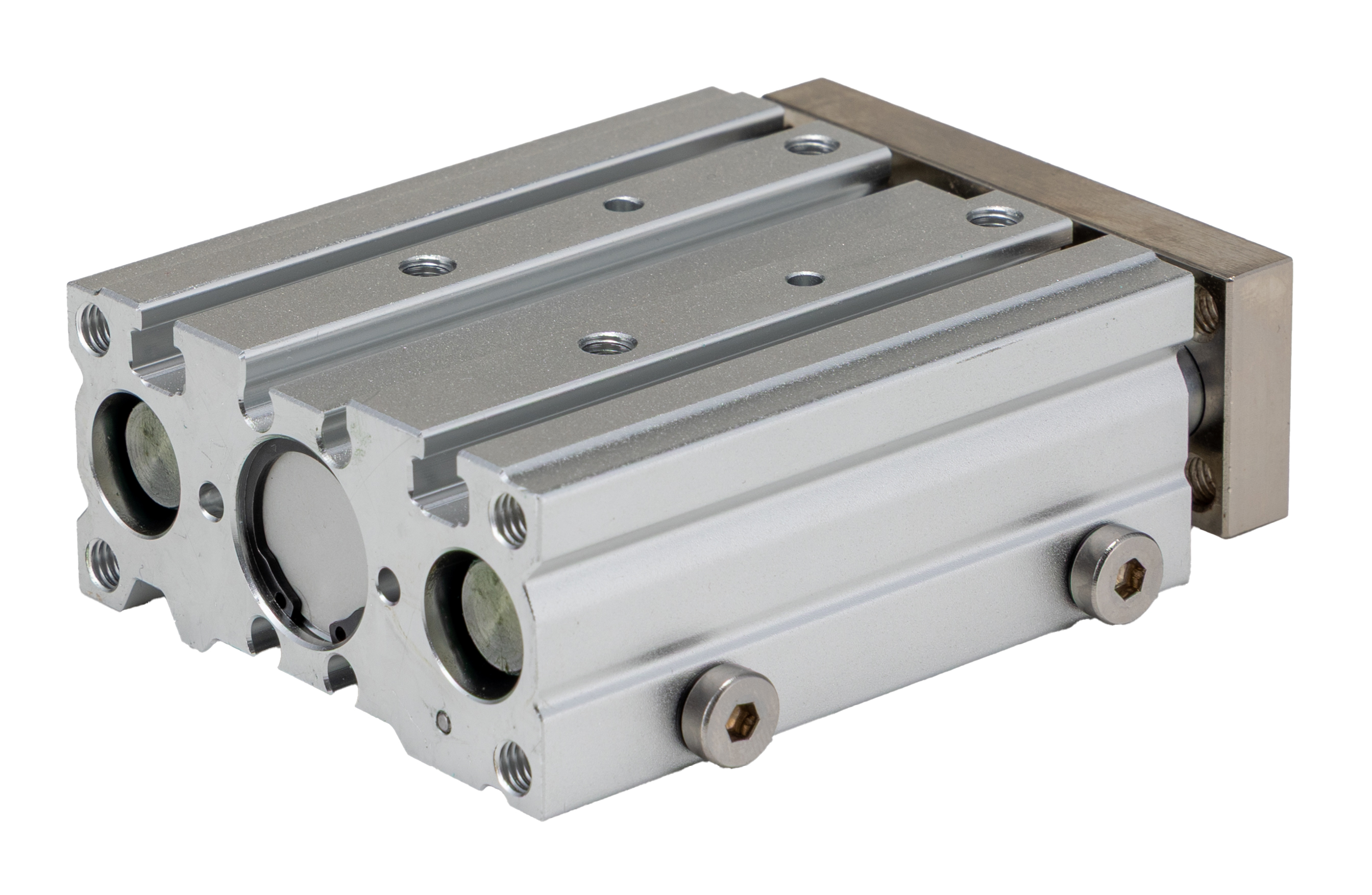 RS PRO Pneumatic Guided Cylinder - 16mm Bore, 40mm Stroke, Double Acting