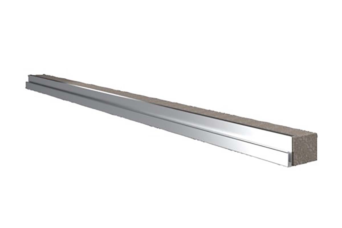 Rittal Silver Aluminium Rear Panel