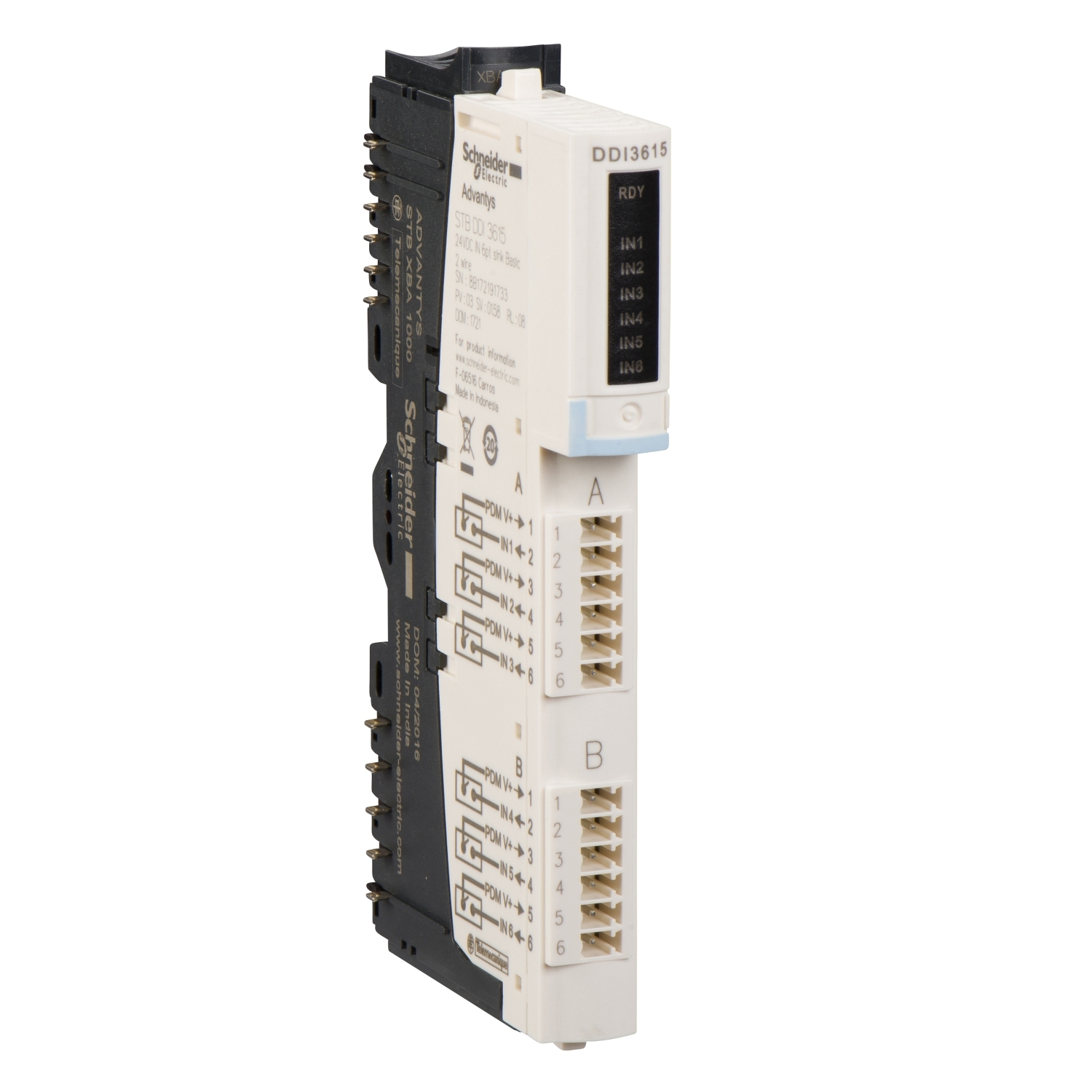 Schneider Electric Advantys STB Series Expansion Kit for Use with STB Series, Digital, 24 V