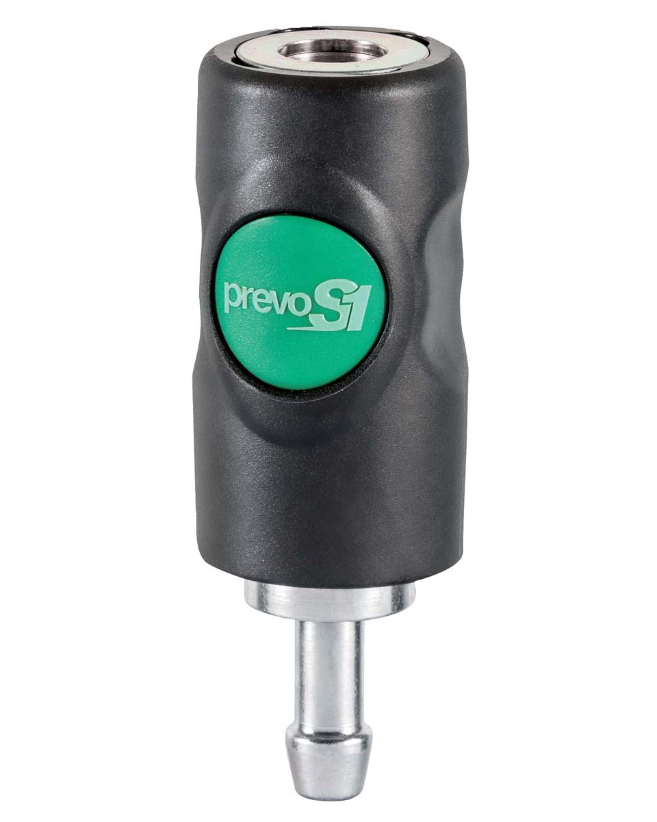 PREVOST Composite Body Safety Quick Connect Coupling, 9mm Hose Barb