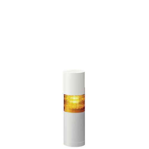 Patlite LR5 Series Amber Buzzer Signal Tower, 1 Lights, 24 V dc, Direct Mount