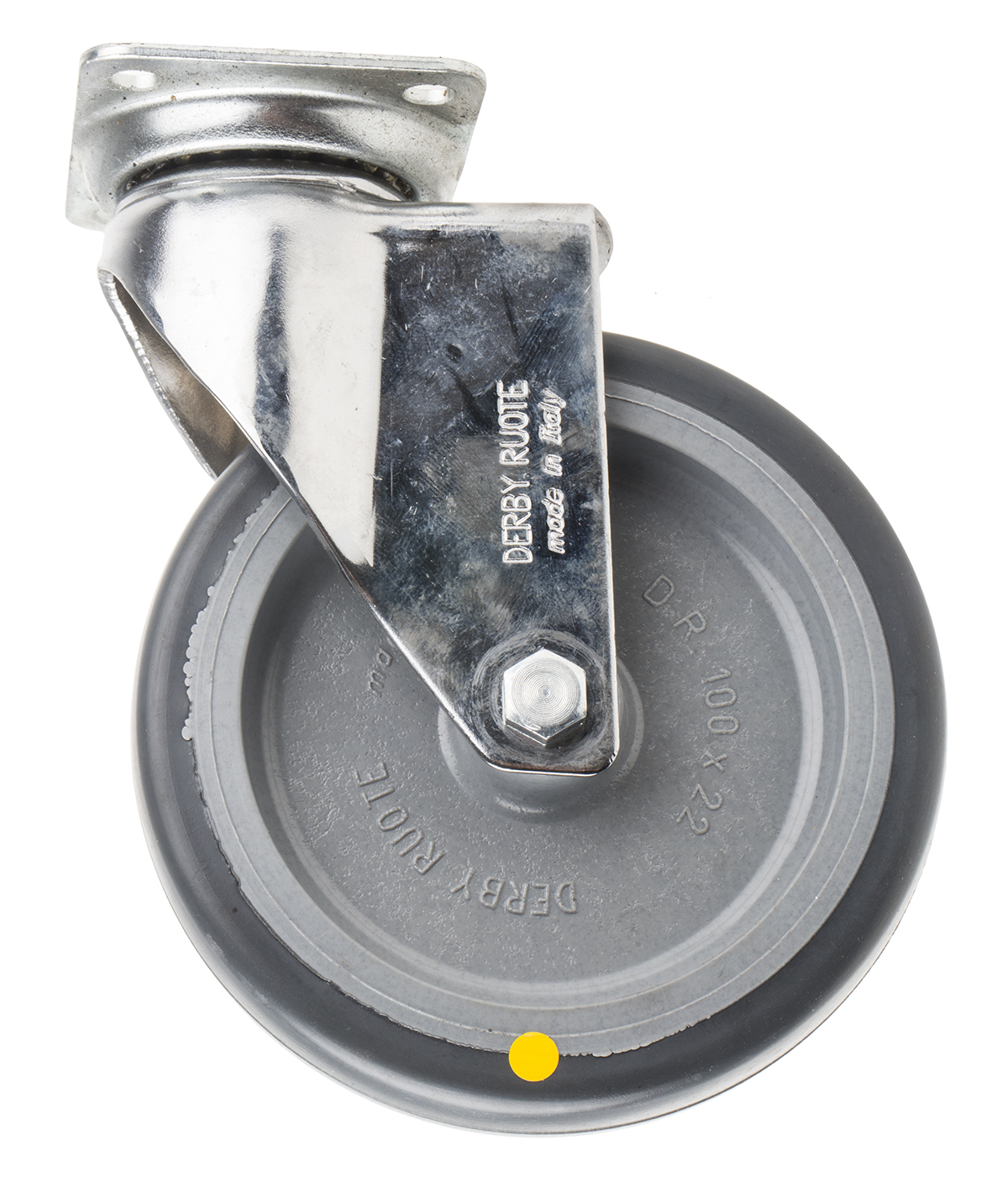 RS PRO Swivel Castor Wheel, 60kg Capacity, 100mm Wheel