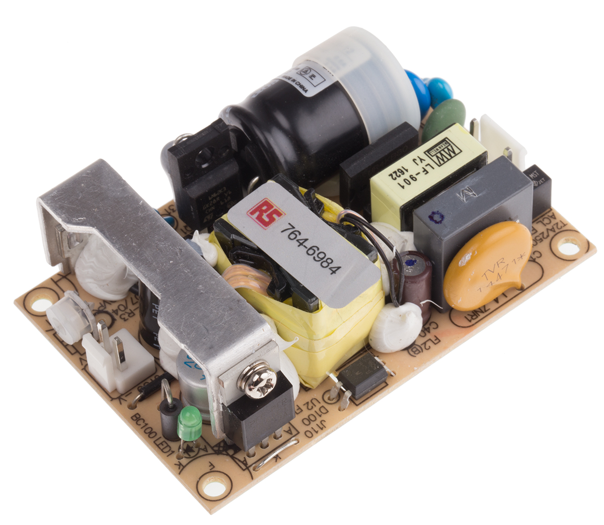 MEAN WELL Switching Power Supply, EPS-25-12, 12V dc, 2.1A, 25W, 1 Output, 120 → 370 V dc, 85 → 264 V ac
