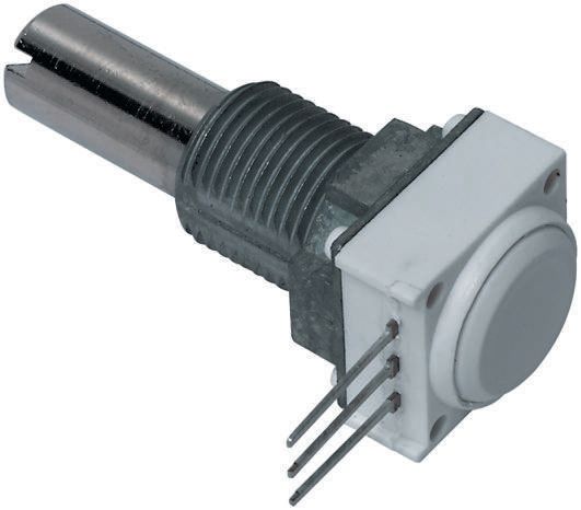 Vishay 149 5kΩ Rotary Potentiometer 1-Gang, Panel Mount (Through Hole), 14910F0GJSX10502KA