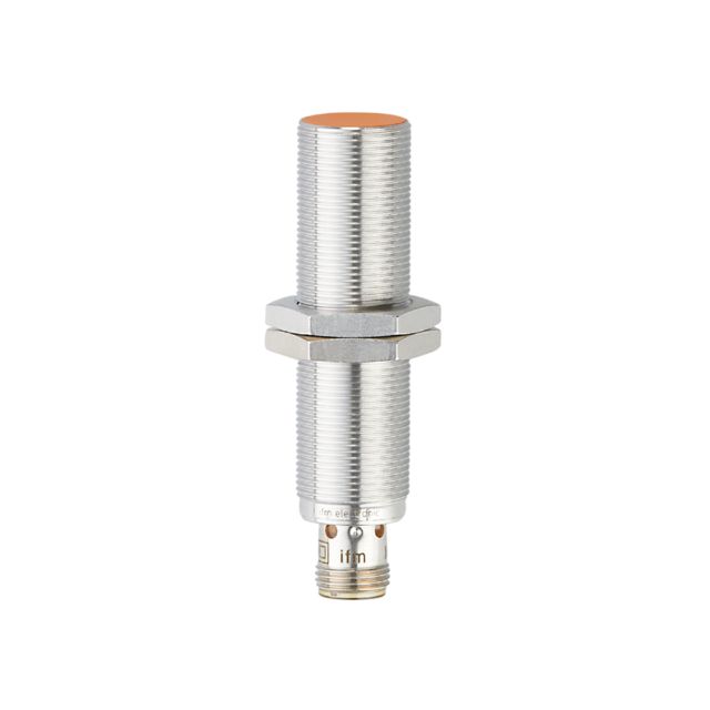 ifm electronic Inductive Threaded Barrel Proximity Sensor, M18, 5 mm Detection, PNP NO, 10 → 30 V dc