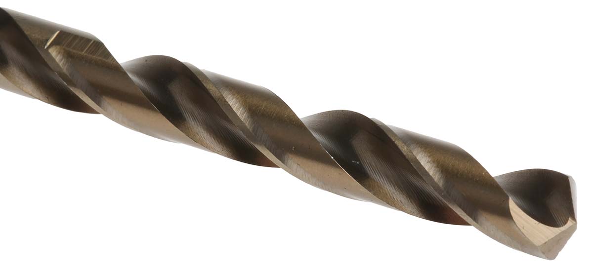 RS PRO HSCo Twist Drill Bit, 8.5mm Diameter, 117mm Overall