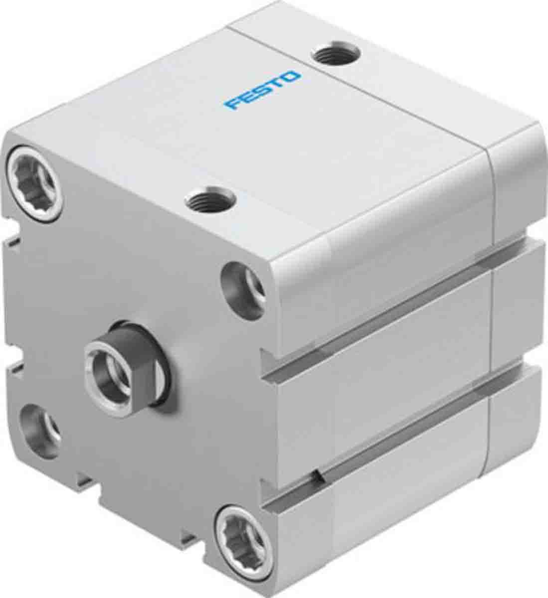 Festo Pneumatic Compact Cylinder - 536345 63 mm Bore, 25 mm ADN Series, Double Acting Acting