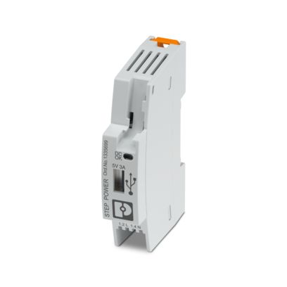 Phoenix Contact 240V Input DIN Rail Uninterruptible Power Supply (15W), STEP3-PS/1AC/5DC/3/PT/USB-A
