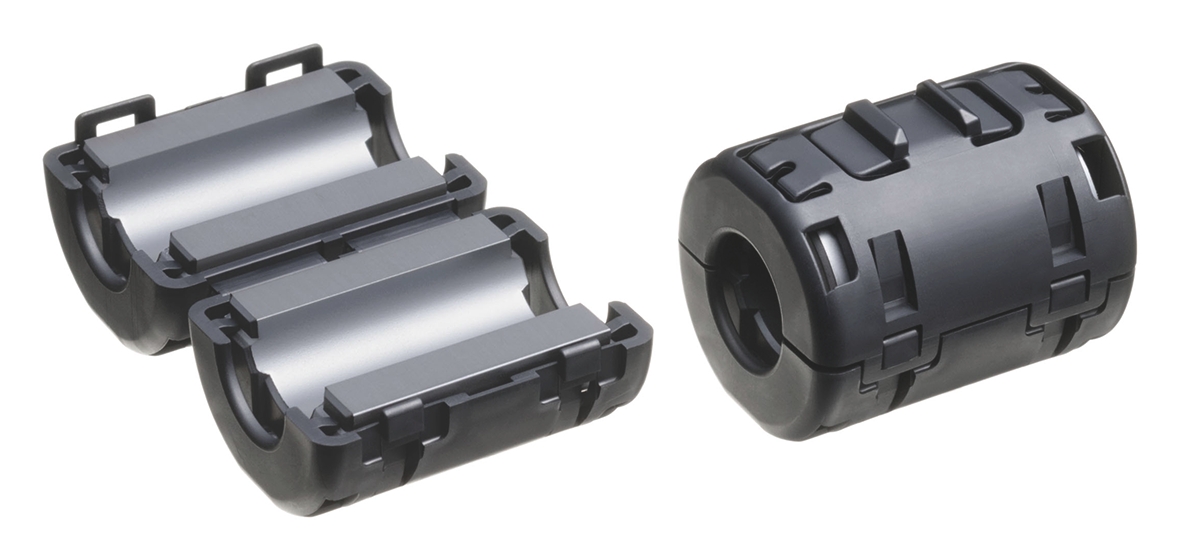 TDK Openable Ferrite Sleeve, 27.5 x 34.6 x 27mm, For Automotive ECUs, Apertures: 1, Diameter 12mm