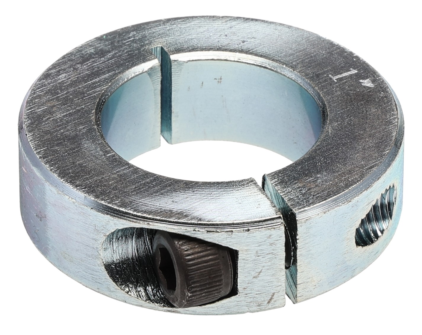 RS PRO Shaft Collar, One Piece, Clamp Screw, Bore 1in, OD 1.75in, W 0.5in, Steel
