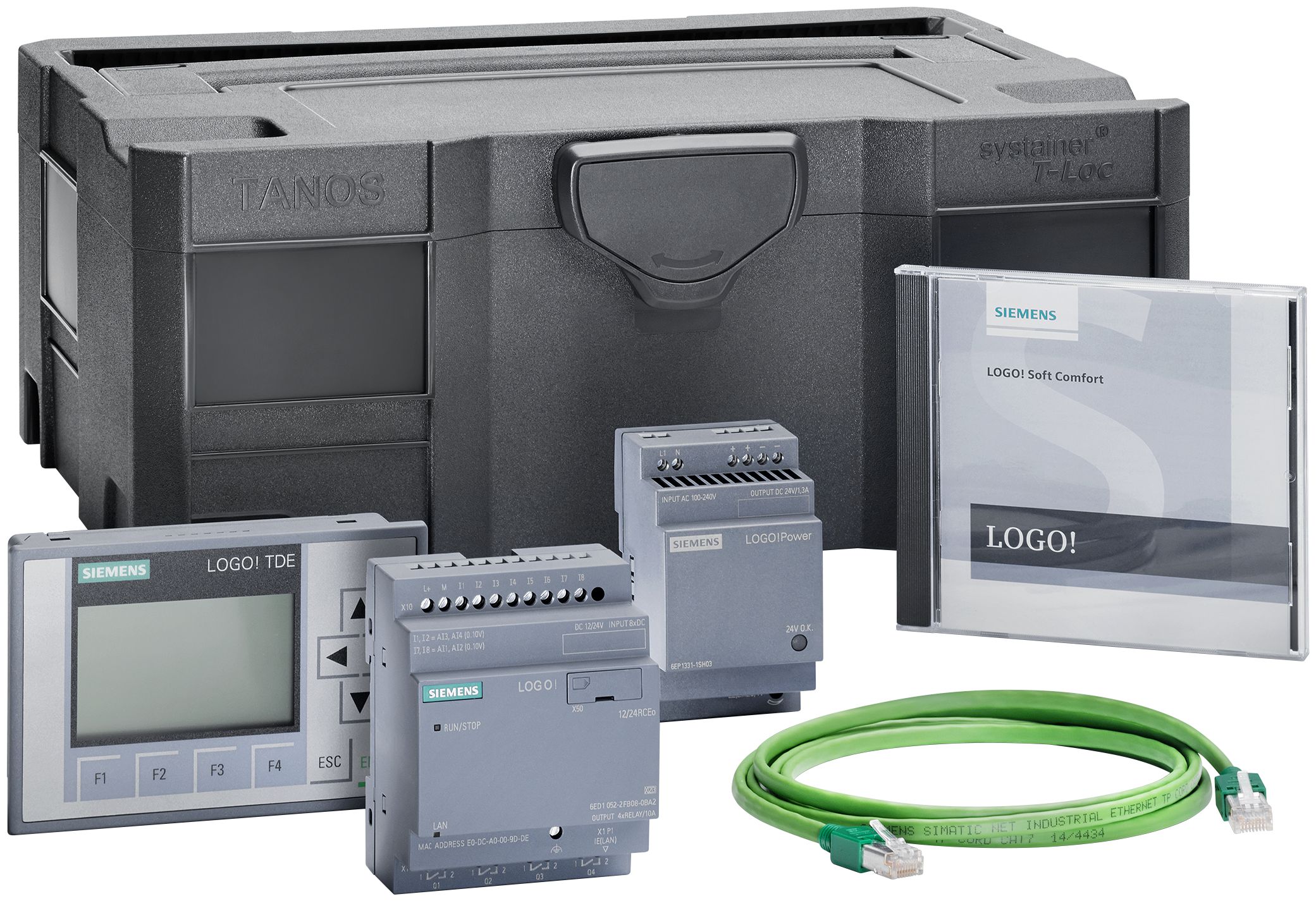 Siemens LOGO Series Starter Kit for Use with LOGO TD Starter Kit 12/24 V8.4