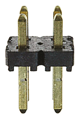 Samtec TLW Series Straight Through Hole Pin Header, 4 Contact(s), 2.54 mm Pitch, 2 Row, Unshrouded