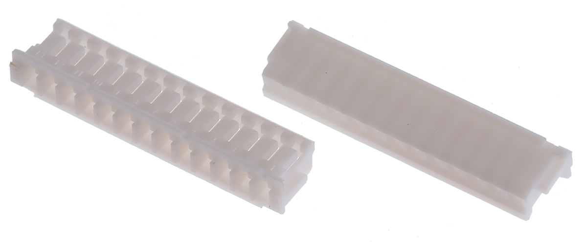 JST, ZH Female Connector Housing, 1.5mm Pitch, 13 Way, 1 Row Side Entry, Top Entry