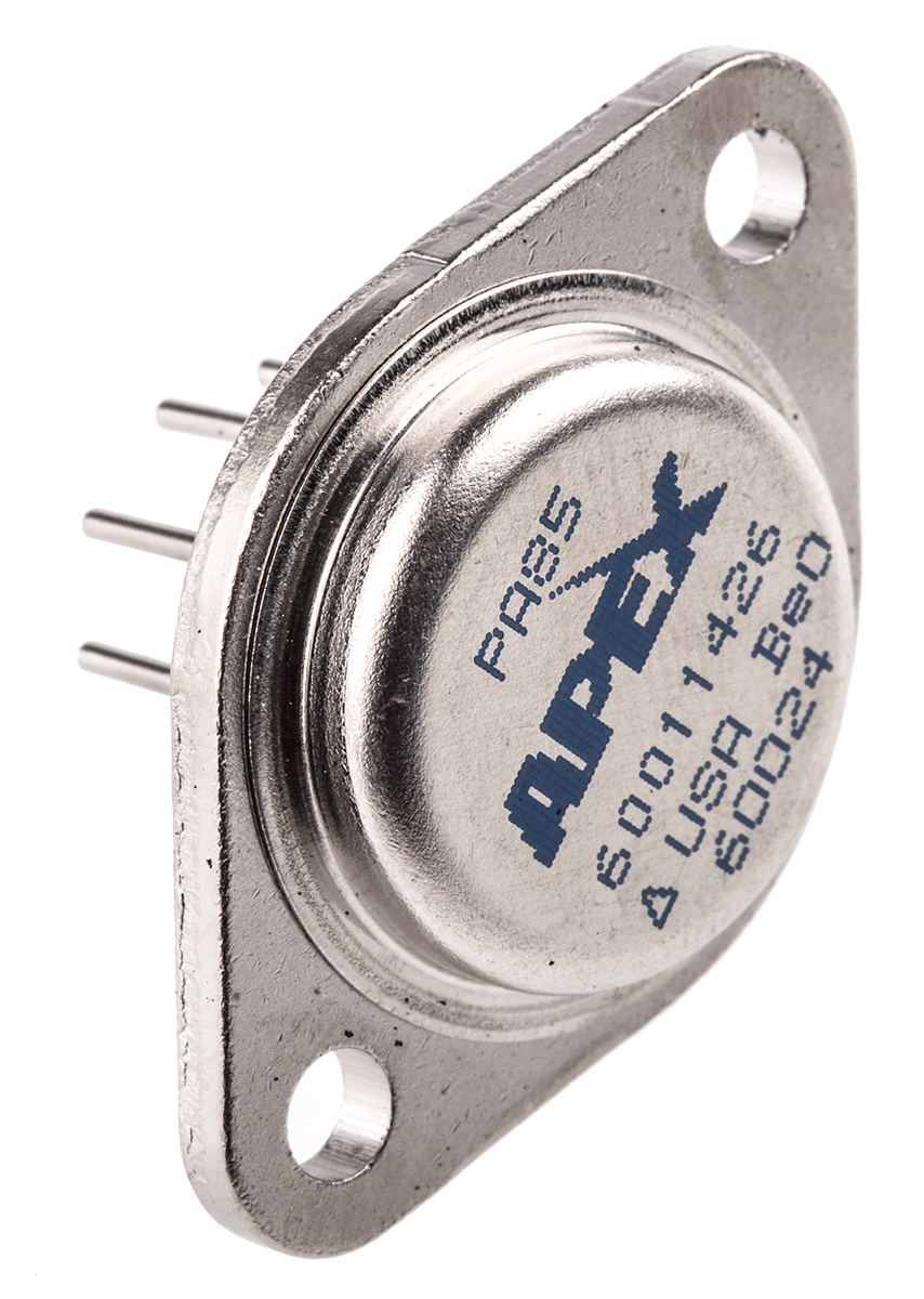 PA85 Apex, Operational Amplifier, 100 MHz, 8-Pin 450 V TO-3