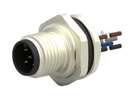 TE Connectivity Male 5 way M12 to Female 5 way M12, M8 Sensor Actuator Cable