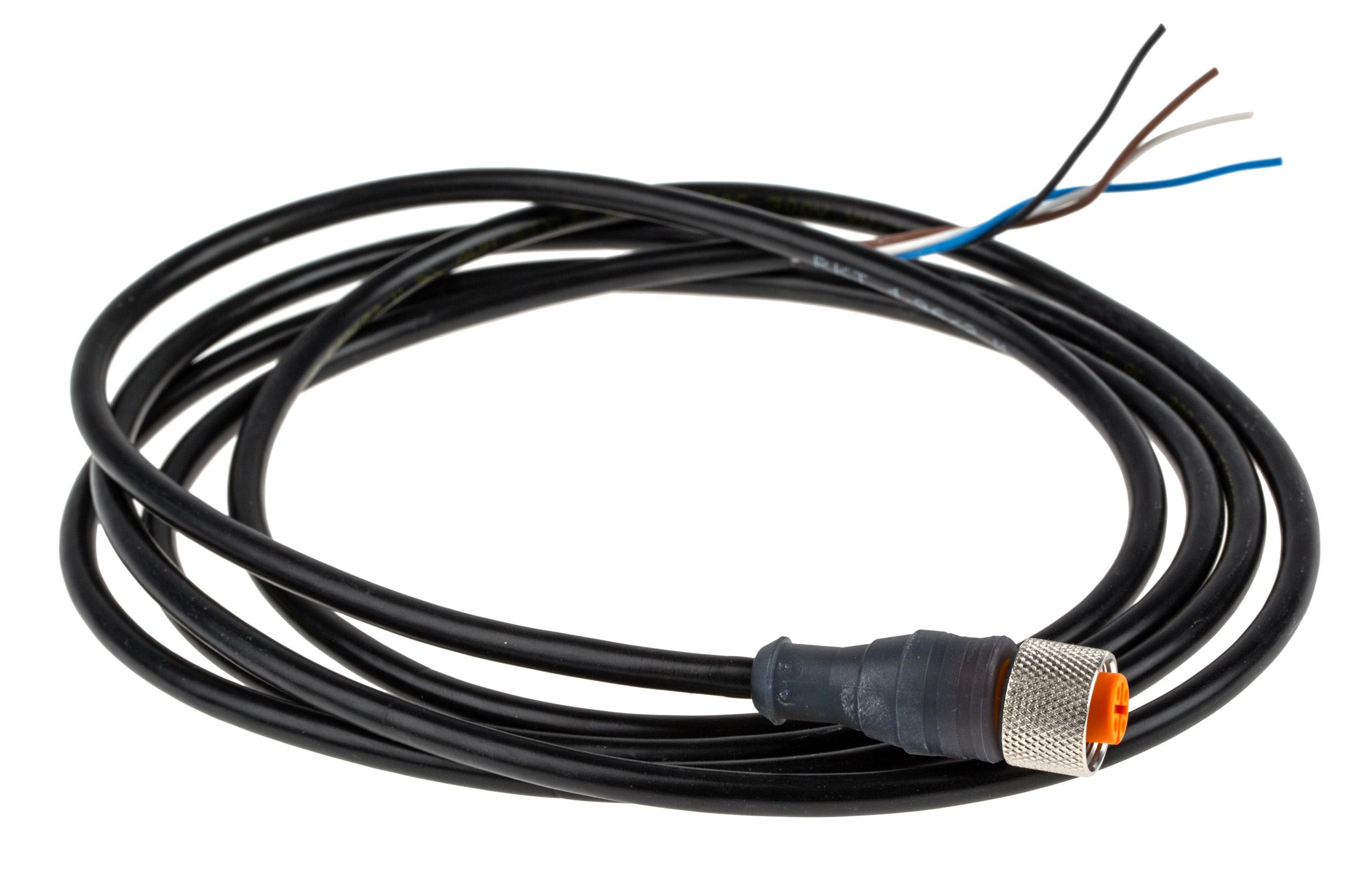 Lumberg Automation Female 4 way M12 to Free End Sensor Actuator Cable, 2 m