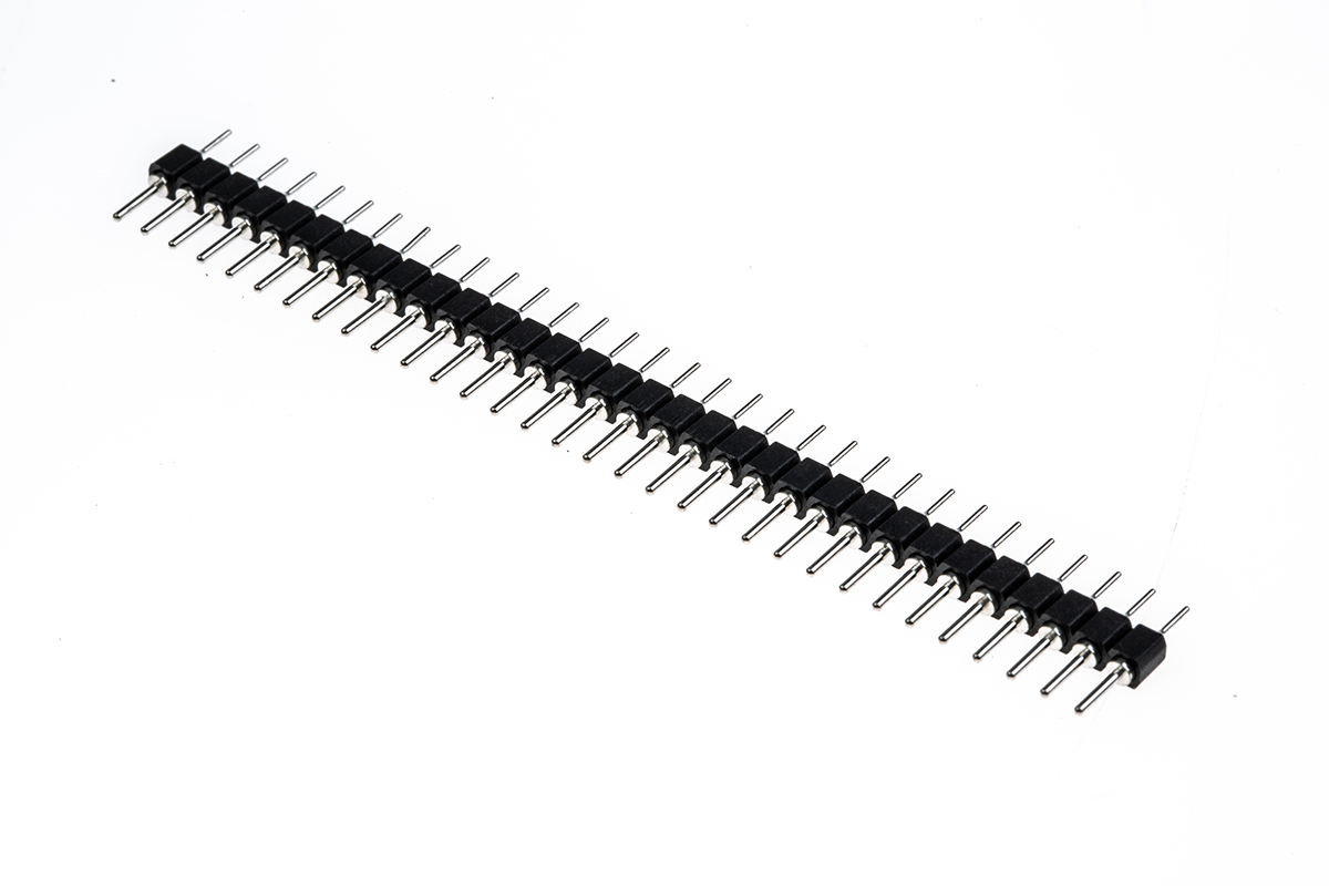 HARWIN D01-99 Series Straight Through Hole Pin Header, 32 Contact(s), 2.54 mm Pitch, 1 Row, Unshrouded