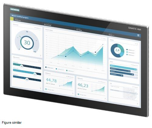 Siemens SIMATIC Series MTP2200 Unified Comfort HMI Panel - 21.5 in, TFT Display, 1920 x 1080
