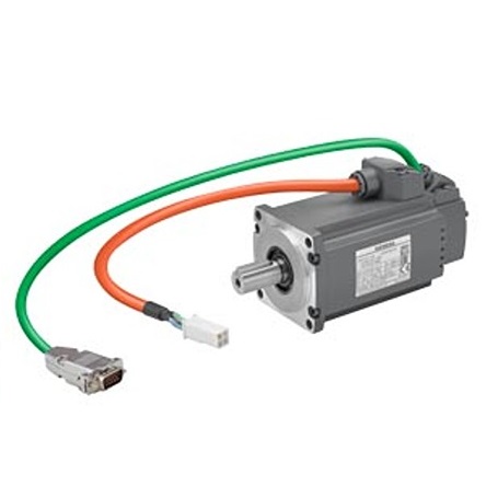Siemens S-1FL6 Clockwise Synchronous Servo Motor, 0.4 kW, 230 V, Flange Mount Mounting