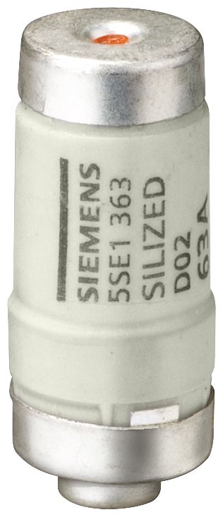 Siemens 63A D02 Neozed Fuse, gR, 400V