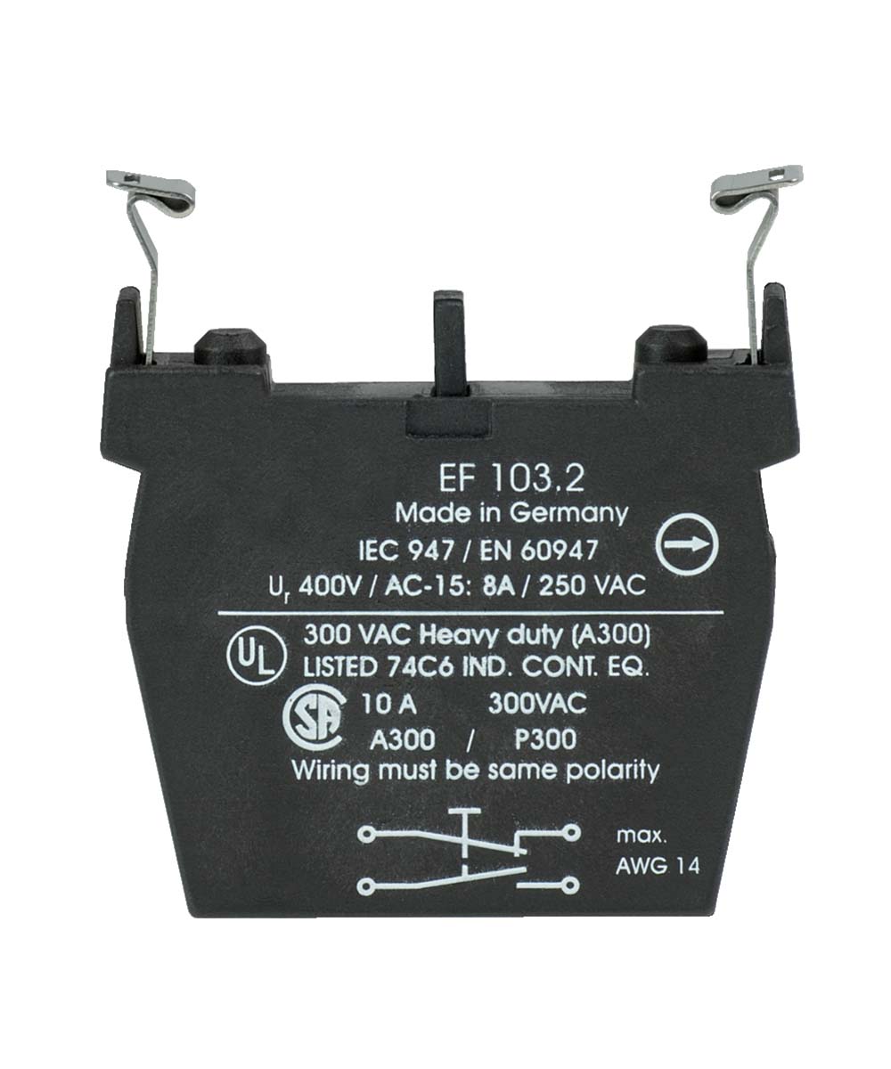 Schmersal EF103.1 Series Contact Block, 230V ac, 1CO