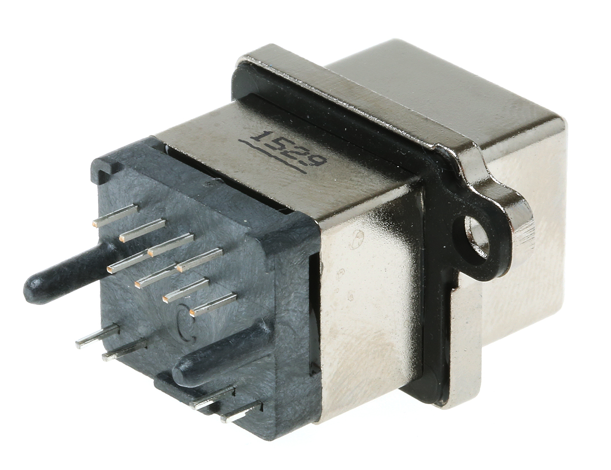 Amphenol Communications Solutions MRJ Series Female RJ45 Connector, Through Hole Straight 1 Port 8 -Way