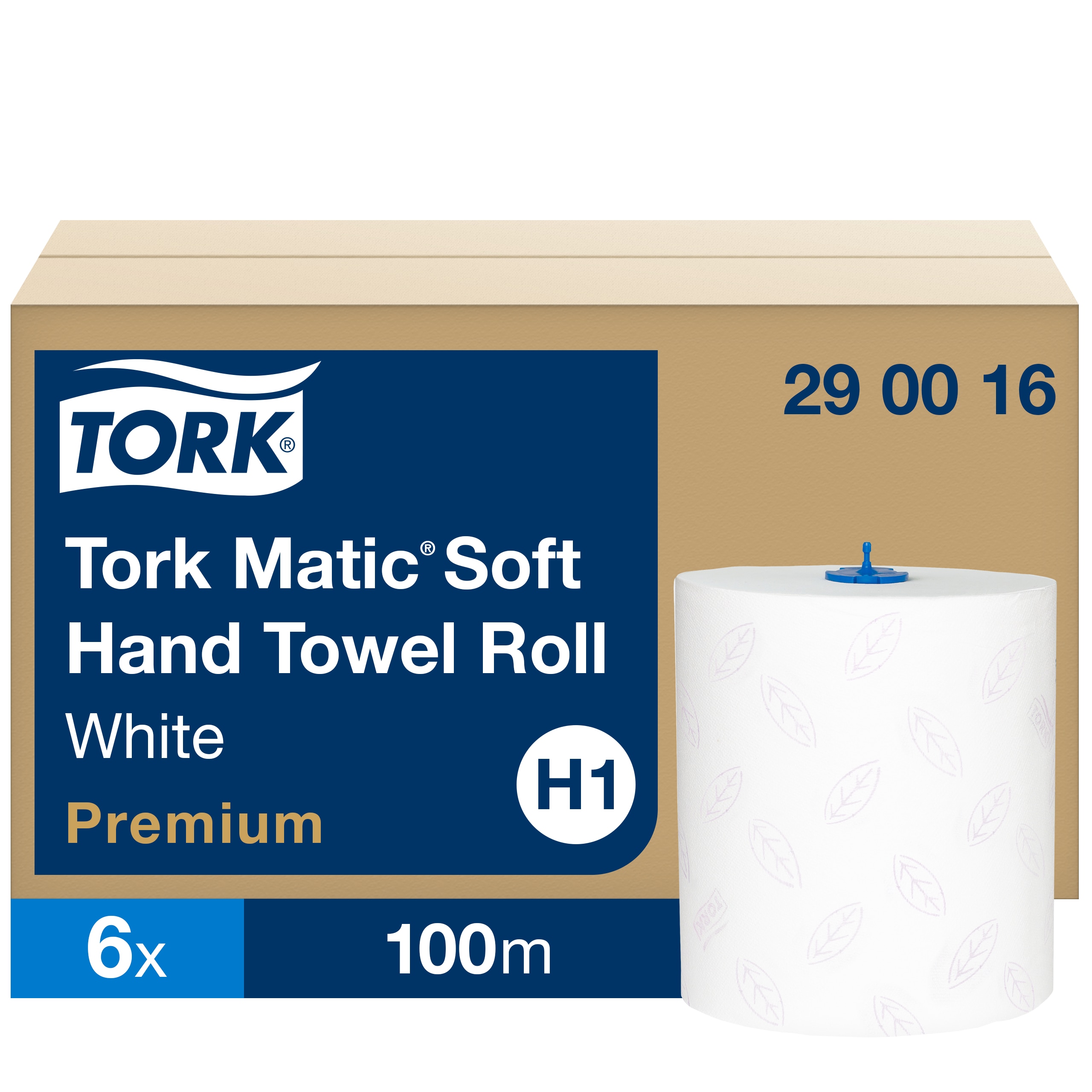 Tork Matic Rolled White Paper Towel, 190 x 190mm, 2-Ply, 408 Sheets