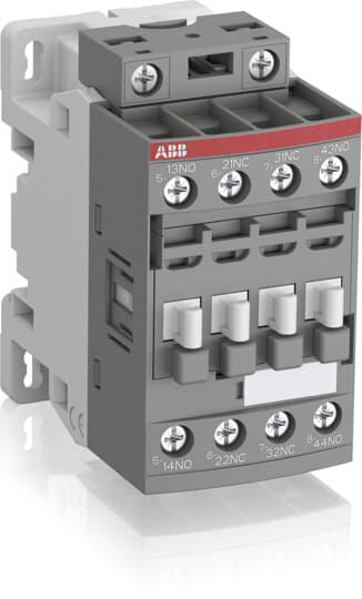 ABB NFZ31E-23 Contactor Relay, 100/250 V Coil, 4-Pole, 4 A 24 to 250 V, 3 NO/1 NC, 250V