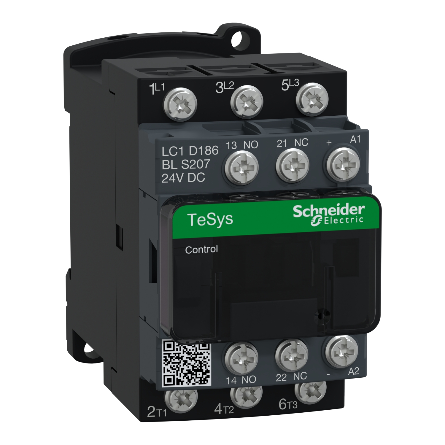 Schneider Electric TeSys D LC1D Contactor, 24 V dc Coil, 3-Pole, 18 A, 10 kW, 3NO