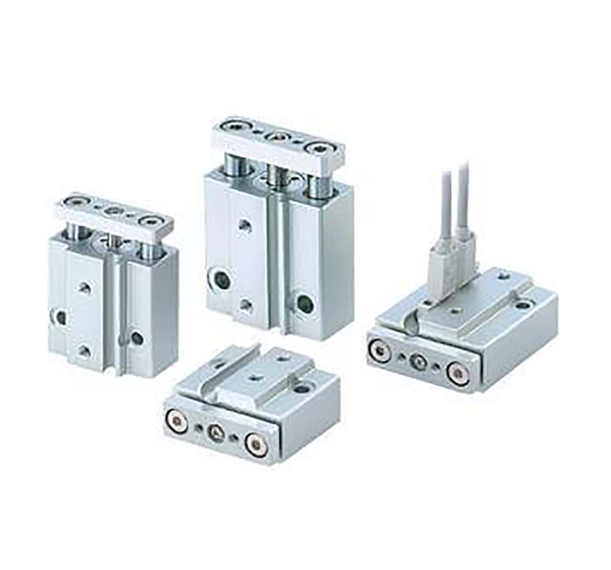 SMC Pneumatic Guided Cylinder - 6mm Bore, 5mm Stroke, MGJ Series, Double Acting