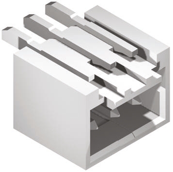 Molex Pico-SPOX Series Right Angle Surface PCB Header, 3 Contact(s), 1.5 mm Pitch, 1 Row, Shrouded