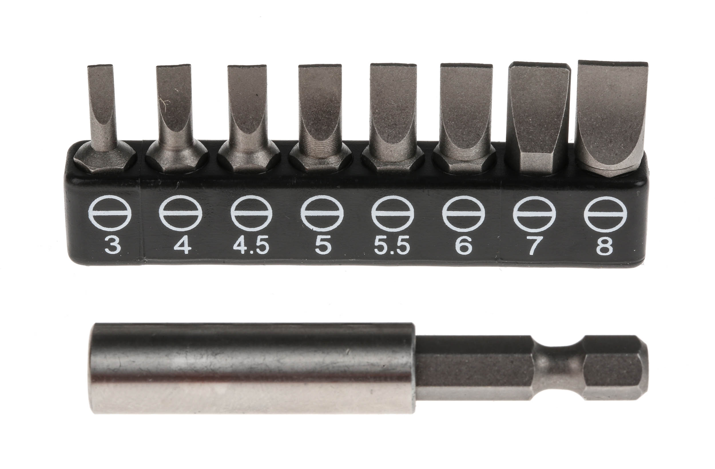 RS PRO Driver Bit Set 32 Pieces, Hexagon, Phillips, Slotted, Star