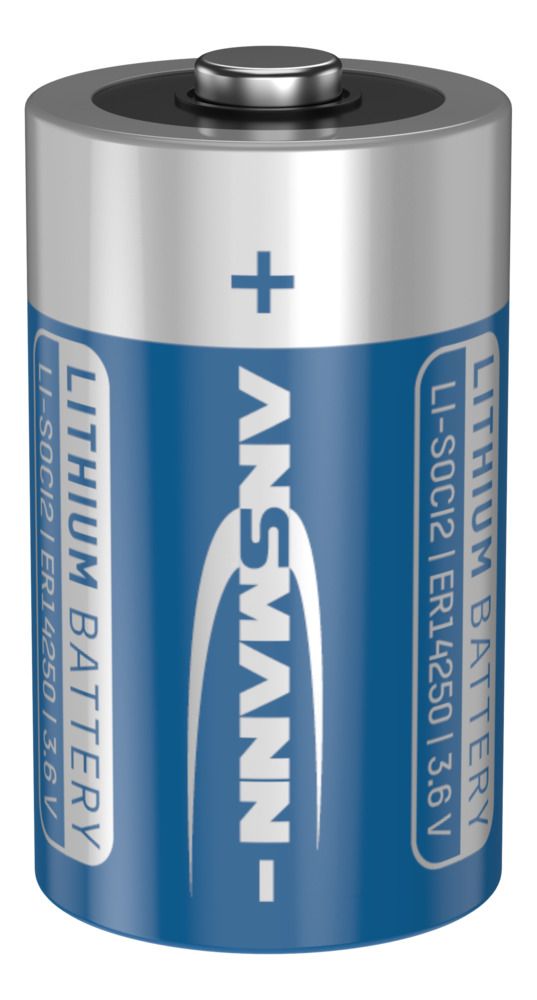 Ansmann Lithium Thionyl Chloride 3.6V, 1/2 AA Battery