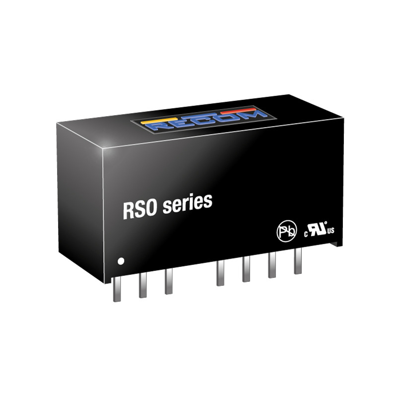 Recom RSO DC-DC Converter, 5V dc/ 200mA Output, 9 → 18 V dc Input, 1W, Through Hole, +85°C Max Temp -40°C Min