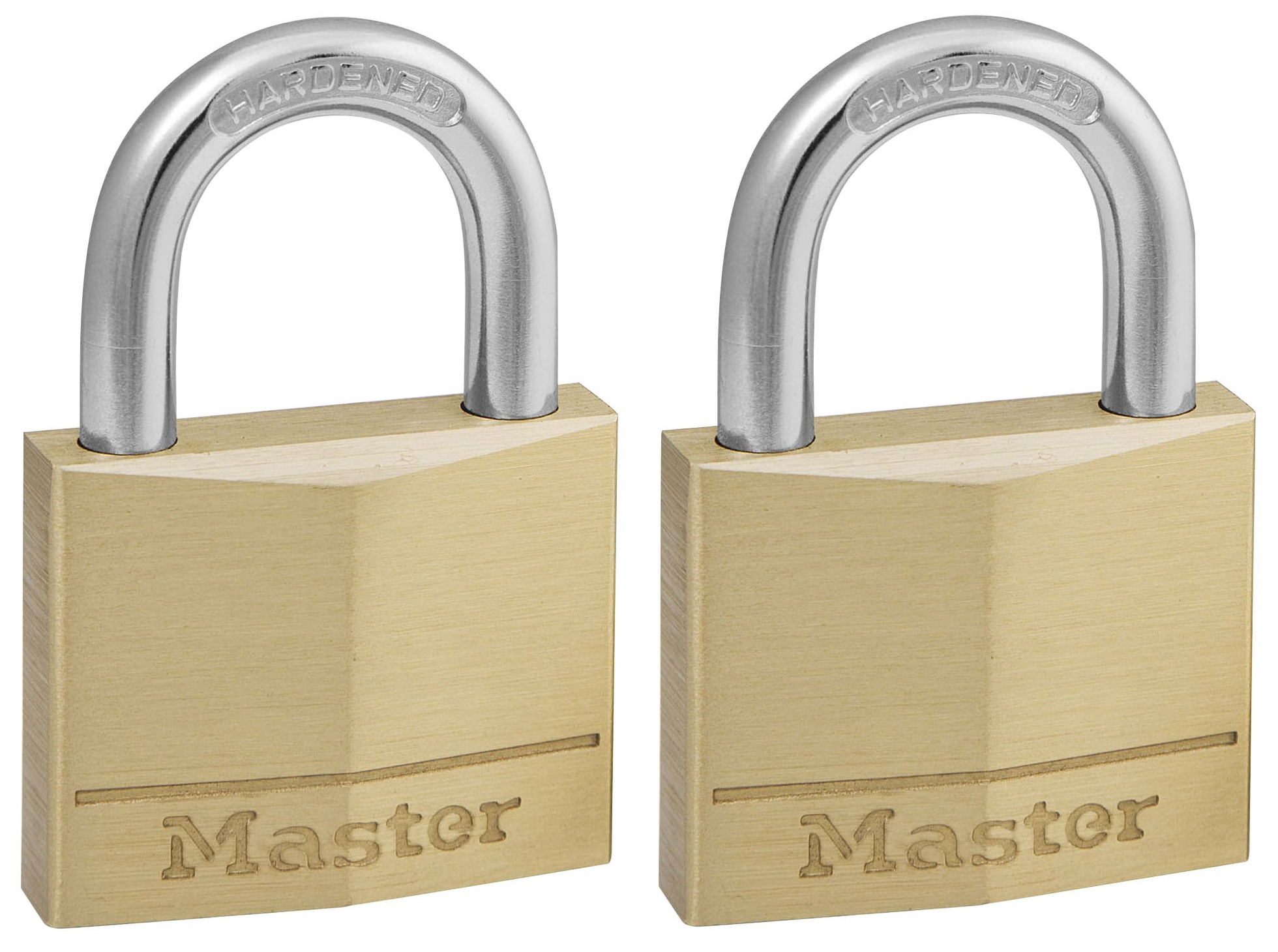 Master Lock Padlock Brass Padlock, Keyed Alike, 6mm Shackle, 40mm Body