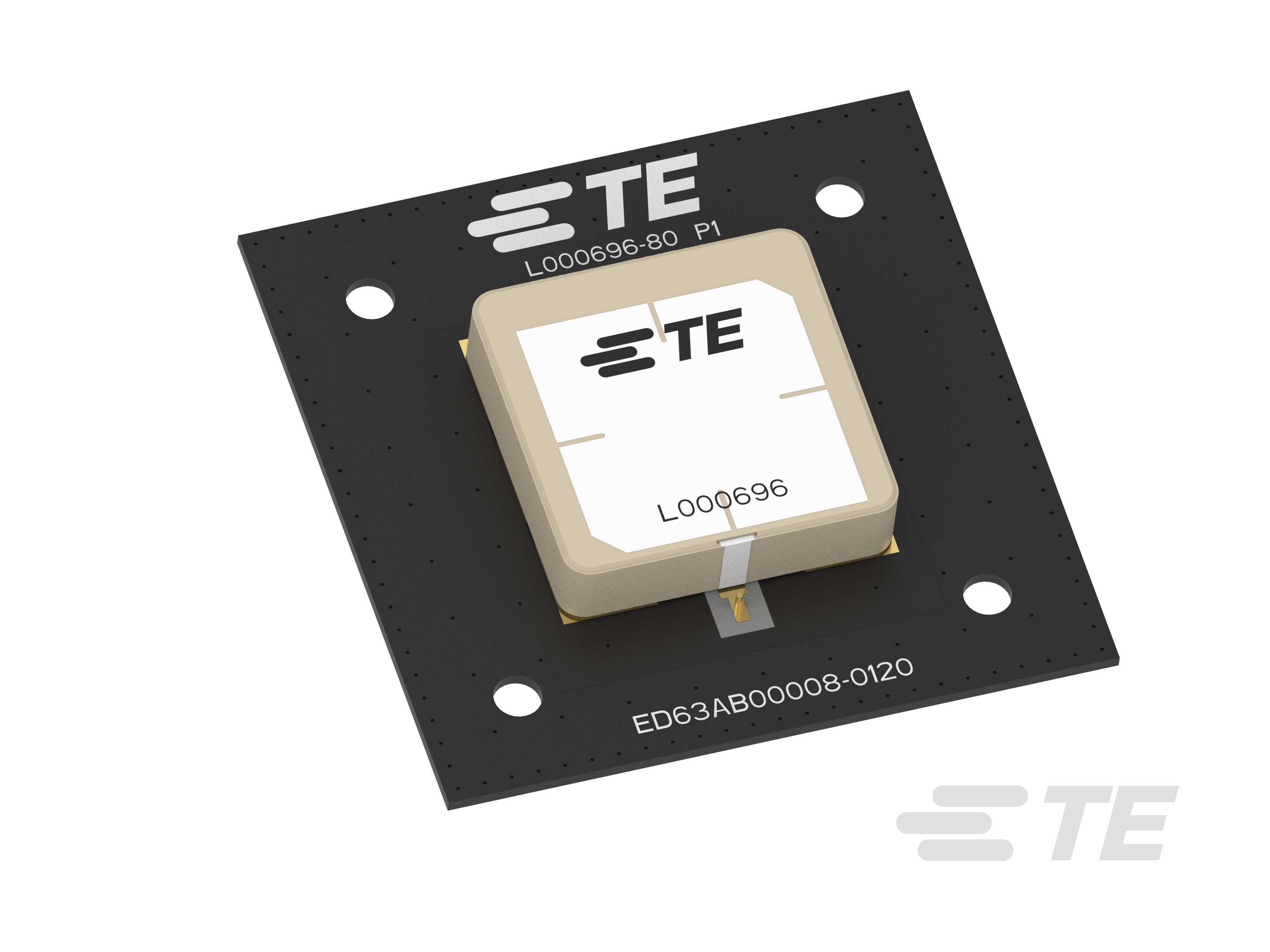 TE Connectivity L000696-80 Patch Omnidirectional GPS Antenna, GNSS