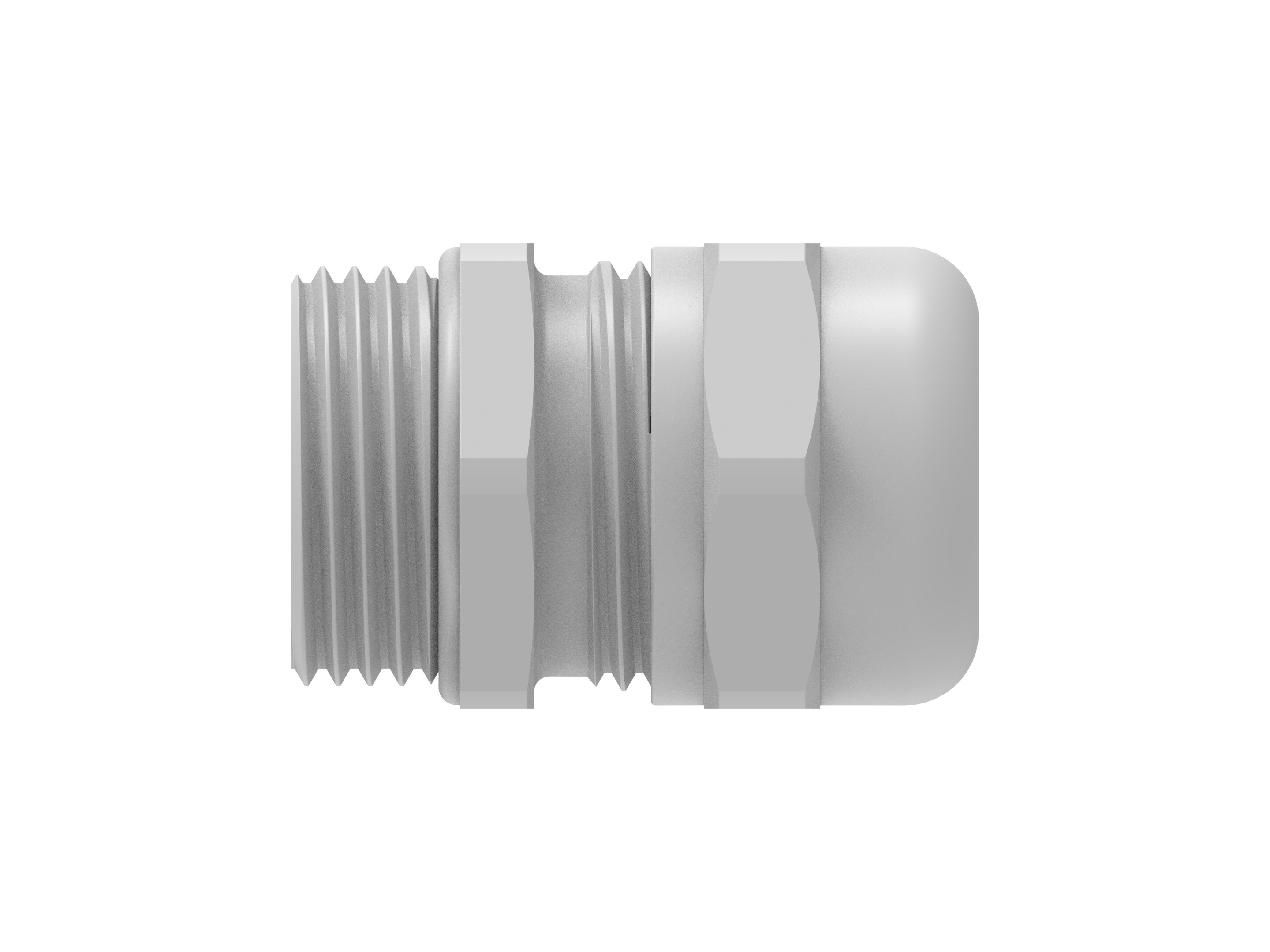 Entrelec 1SNG Series Light Grey PA 6 Cable Gland, M16 Thread, 4mm min., 8mm max., IP66, IP68