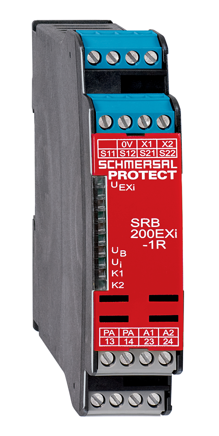 Schmersal PROTECT SRB SRB 200Exi Safety Relay 24V dc, Dual-Channel 2 Safety Contacts