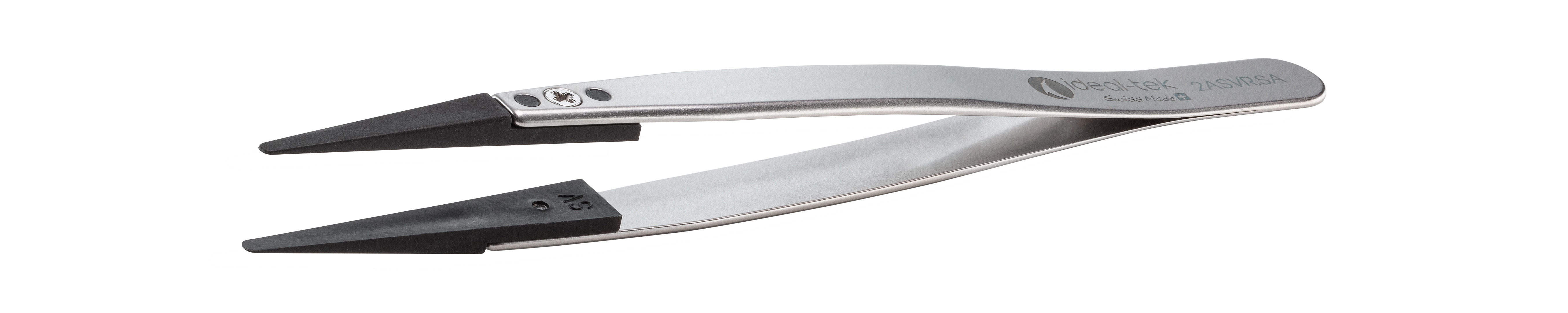 ideal-tek 130 mm, Stainless Steel, Straight, ESD Tweezers