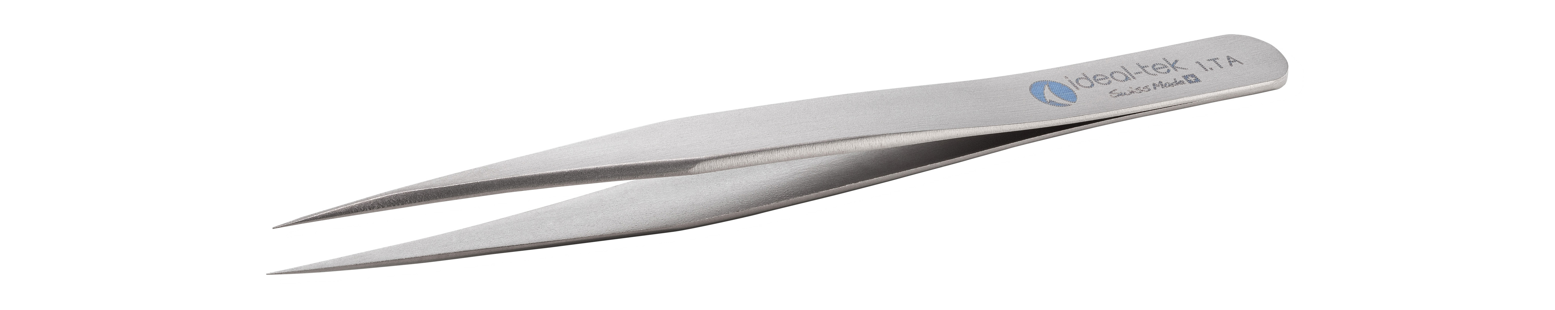 ideal-tek 120 mm, Titanium, Straight, Tweezers