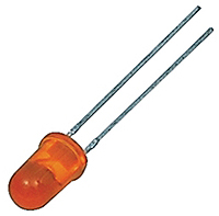 Kingbright2.5 V Orange LED 5mm Through Hole, L-7113ED