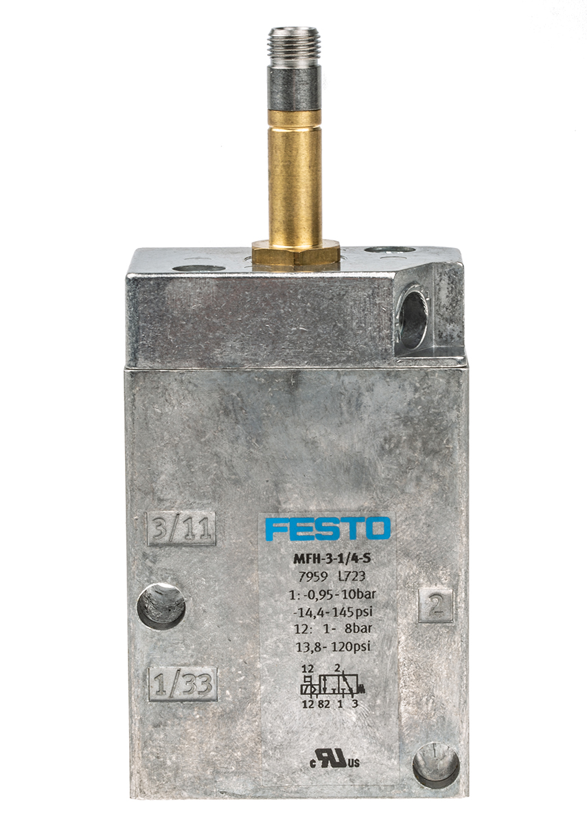 Festo Pneumatic Solenoid Valve - Electrical G 1/4 MFH Series, 7959