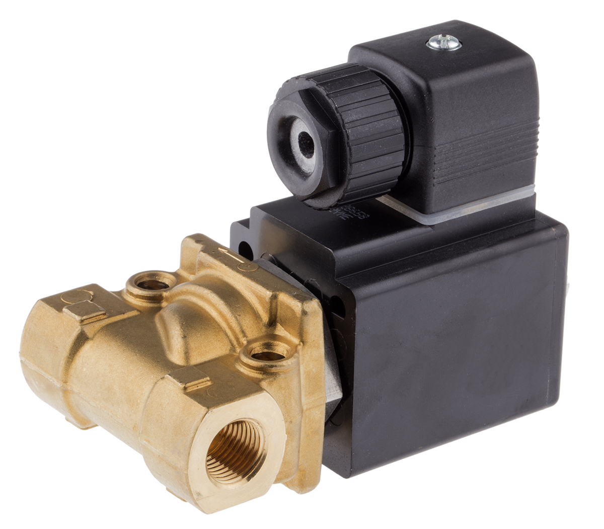 Burkert Solenoid Valve 053188, 2 Port, NC, 230 V ac 1/4 in G, 6.35 mm