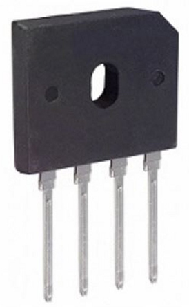 HY Electronic Corp Bridge Rectifier, 6A, 1000V, 4-Pin