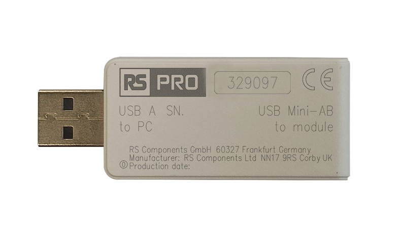 RS PRO Straight- Single Port Type USB-A, USB Mini Programmable USB Serial Line